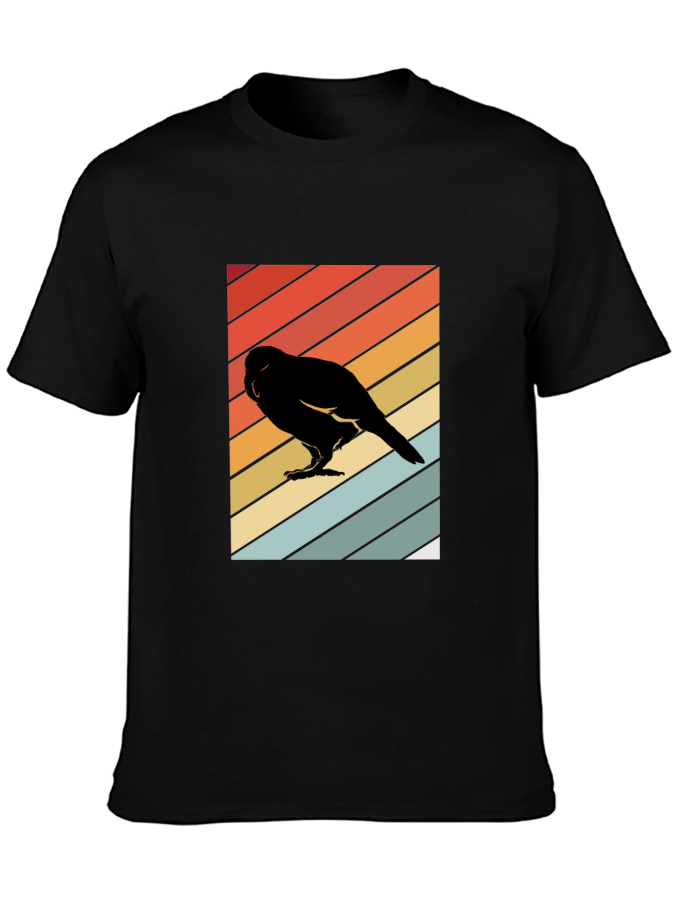 Retro Bird Silhouette T-Shirt