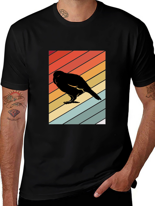 Retro Bird Silhouette T-Shirt