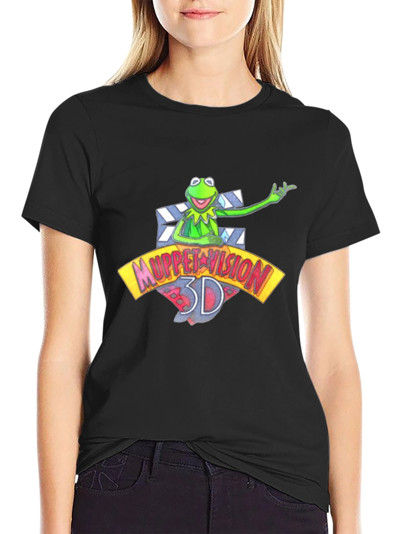 Muppet Vision 3D Graphic Tee - Black