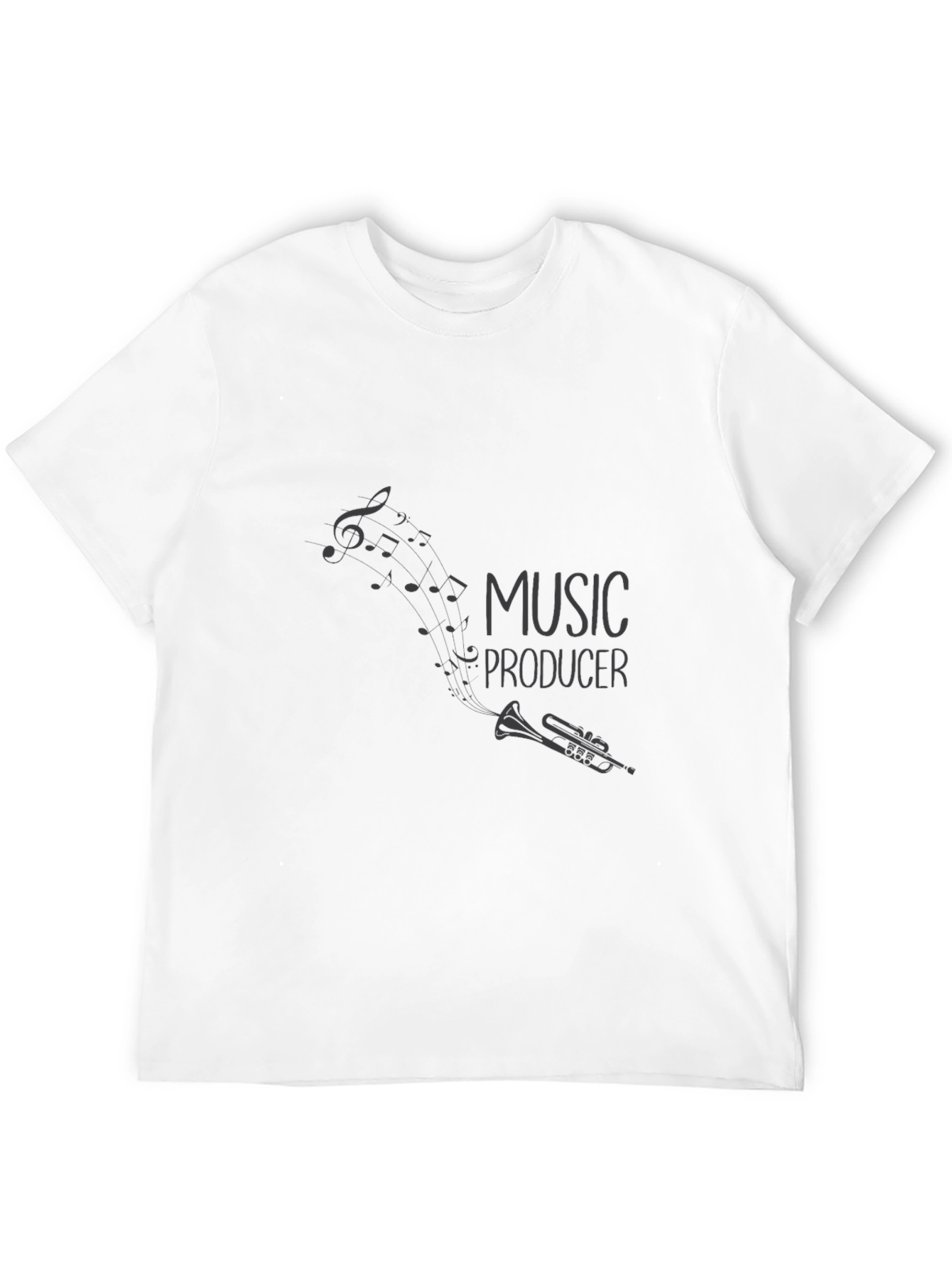 Music Producer Black T-Shirt - Musician Apparel