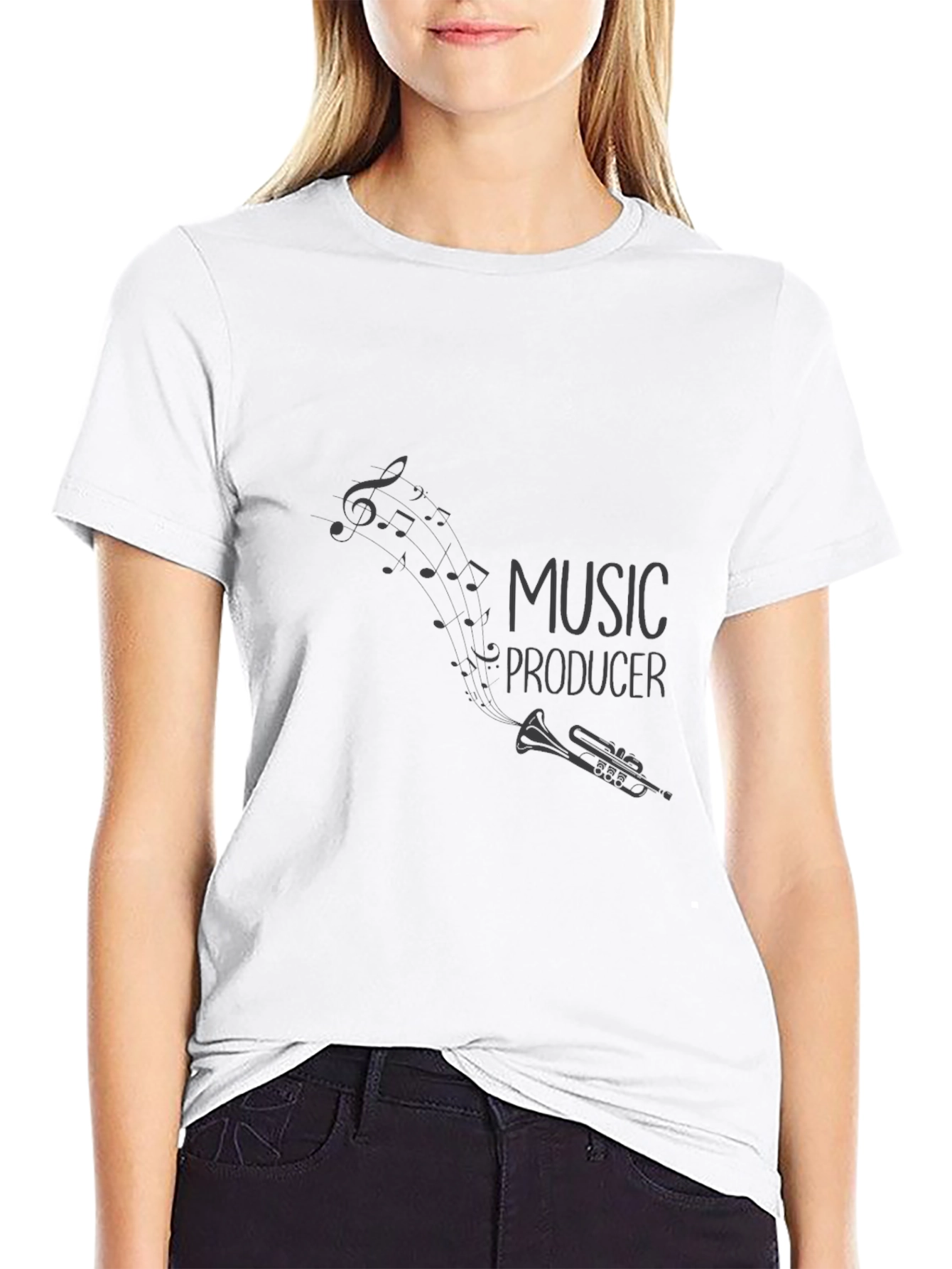 Music Producer Black T-Shirt - Musician Apparel