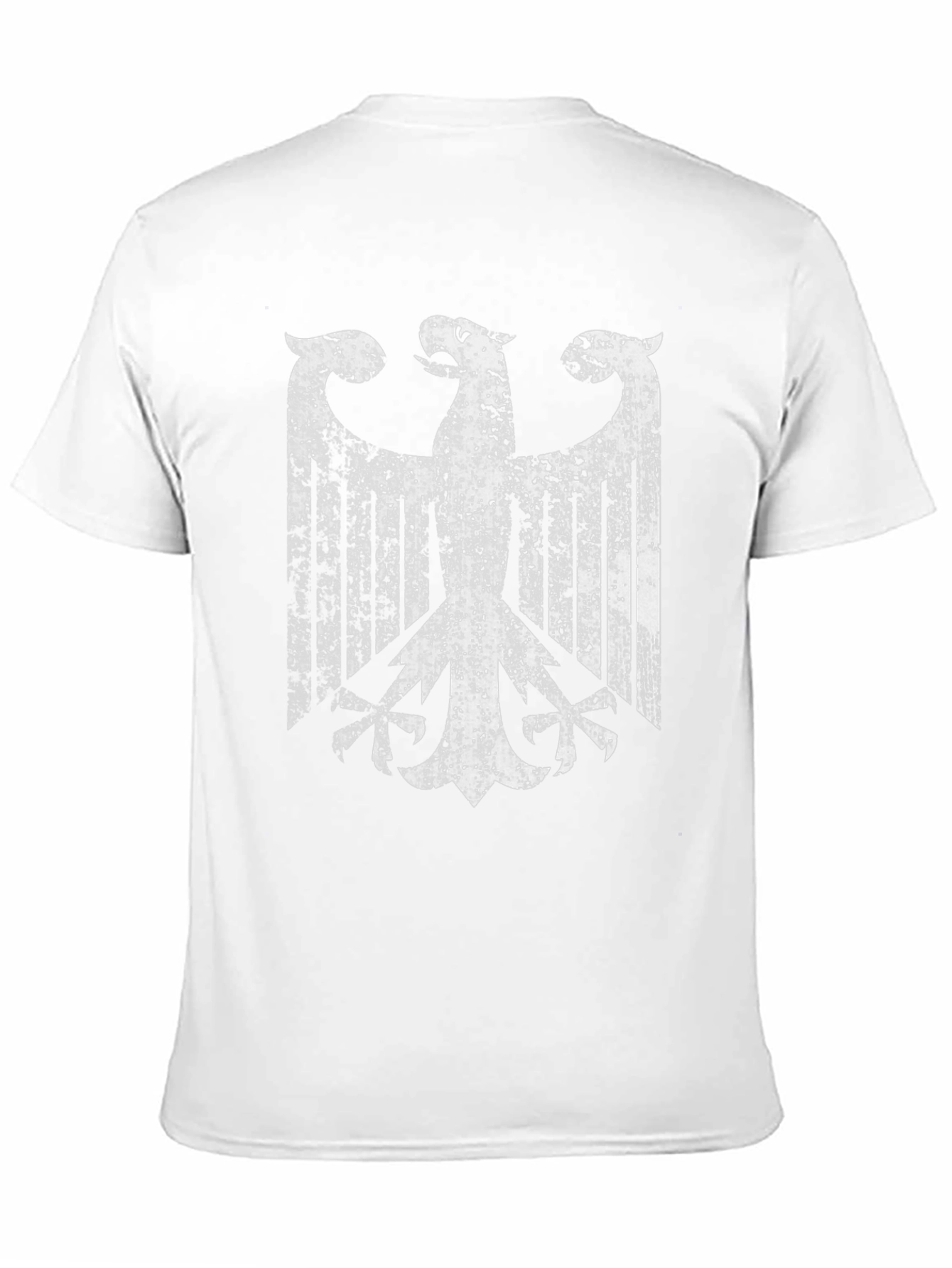 Distressed Eagle Graphic Black T-Shirt