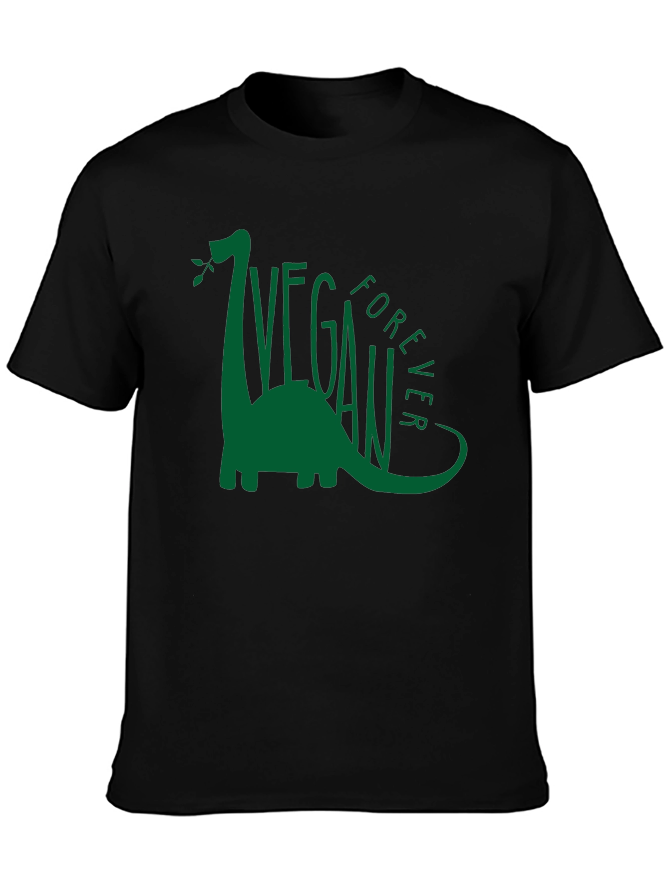Vegan Forever Dinosaur Graphic Tee
