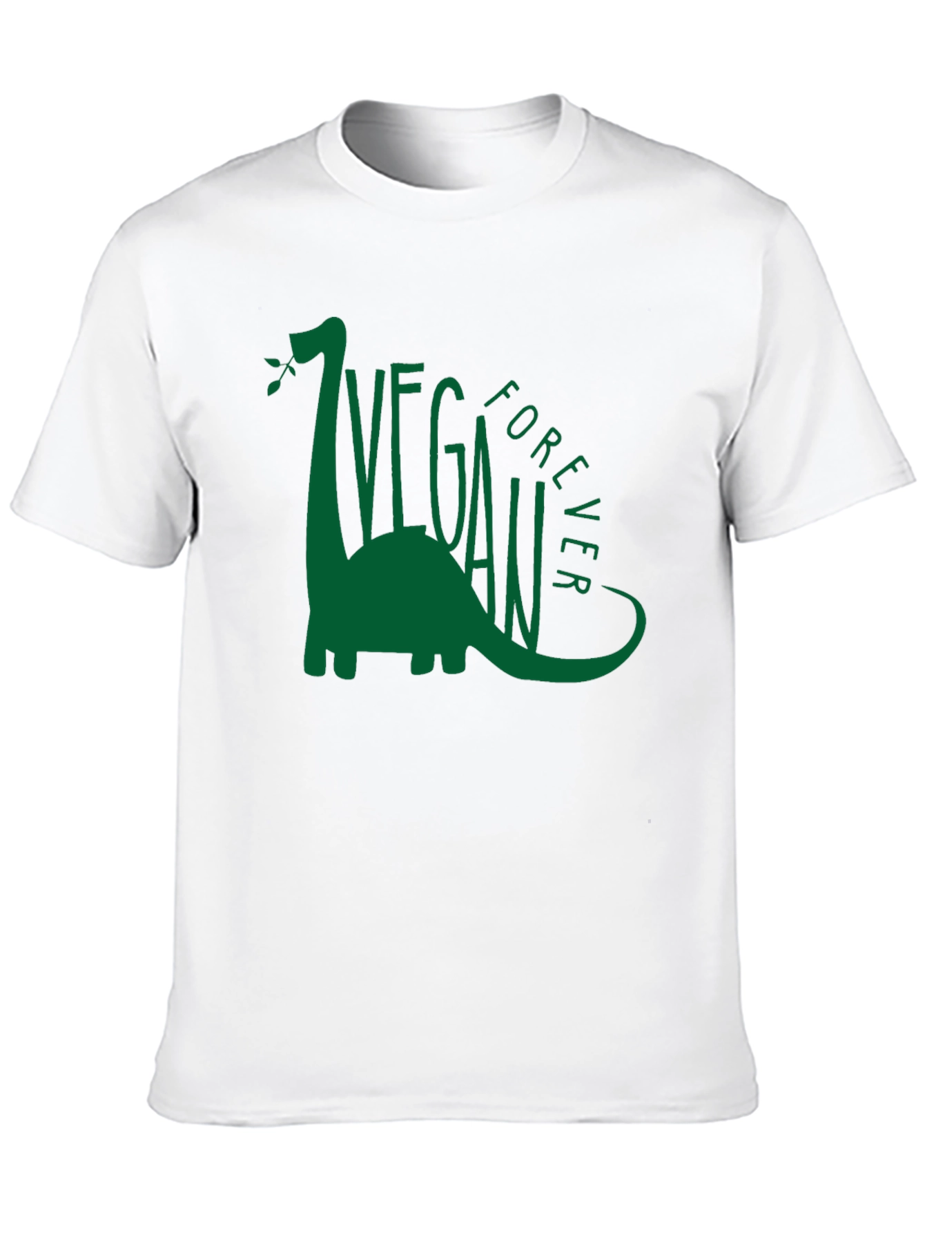 Vegan Forever Dinosaur Graphic Tee