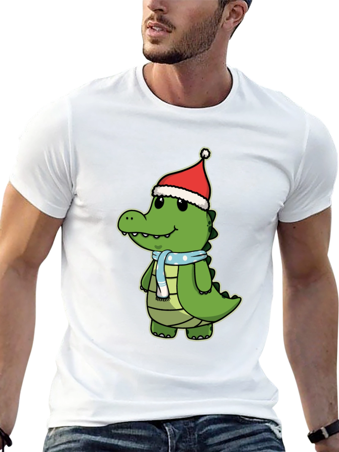 Festive Alligator Graphic Tee