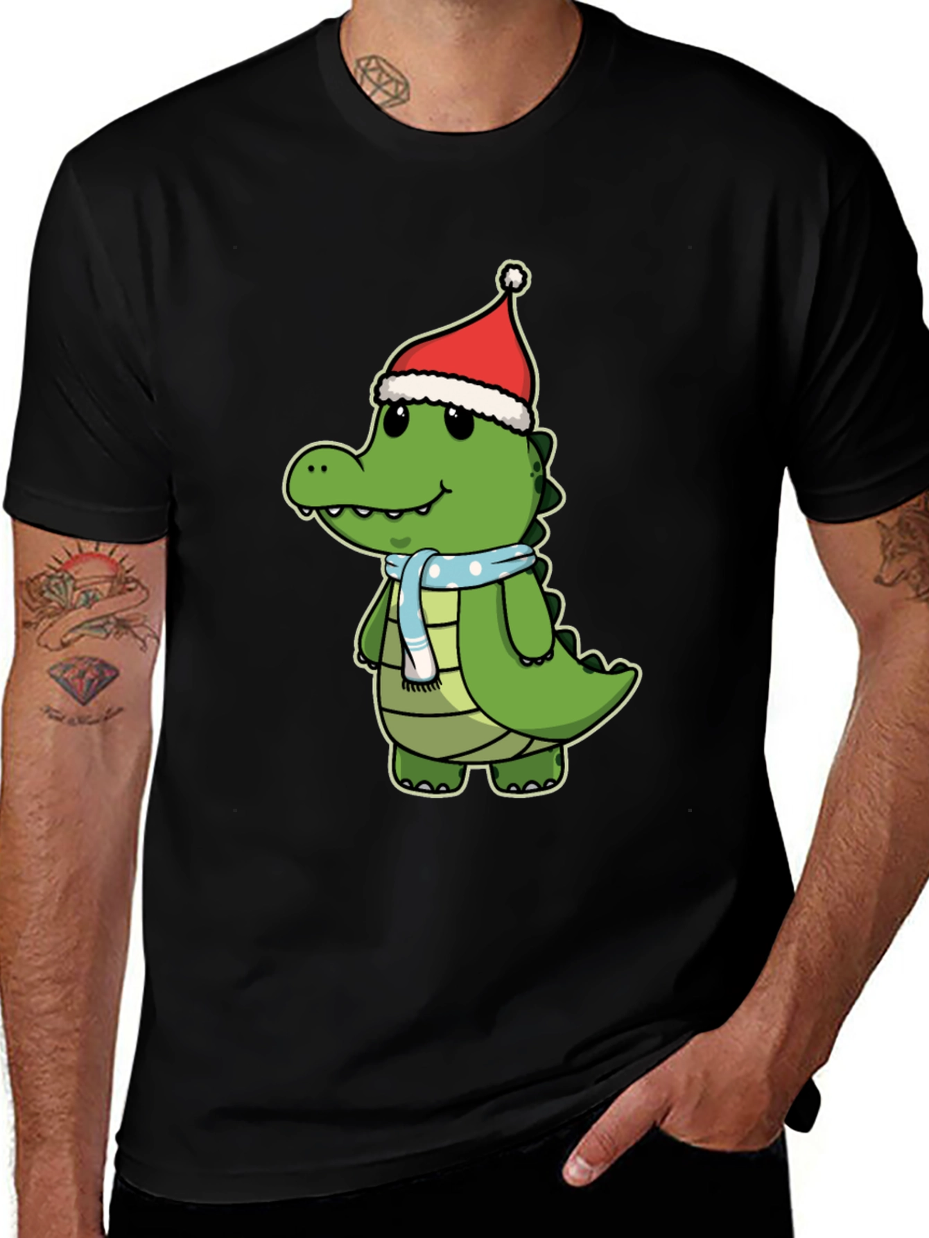 Festive Alligator Graphic Tee