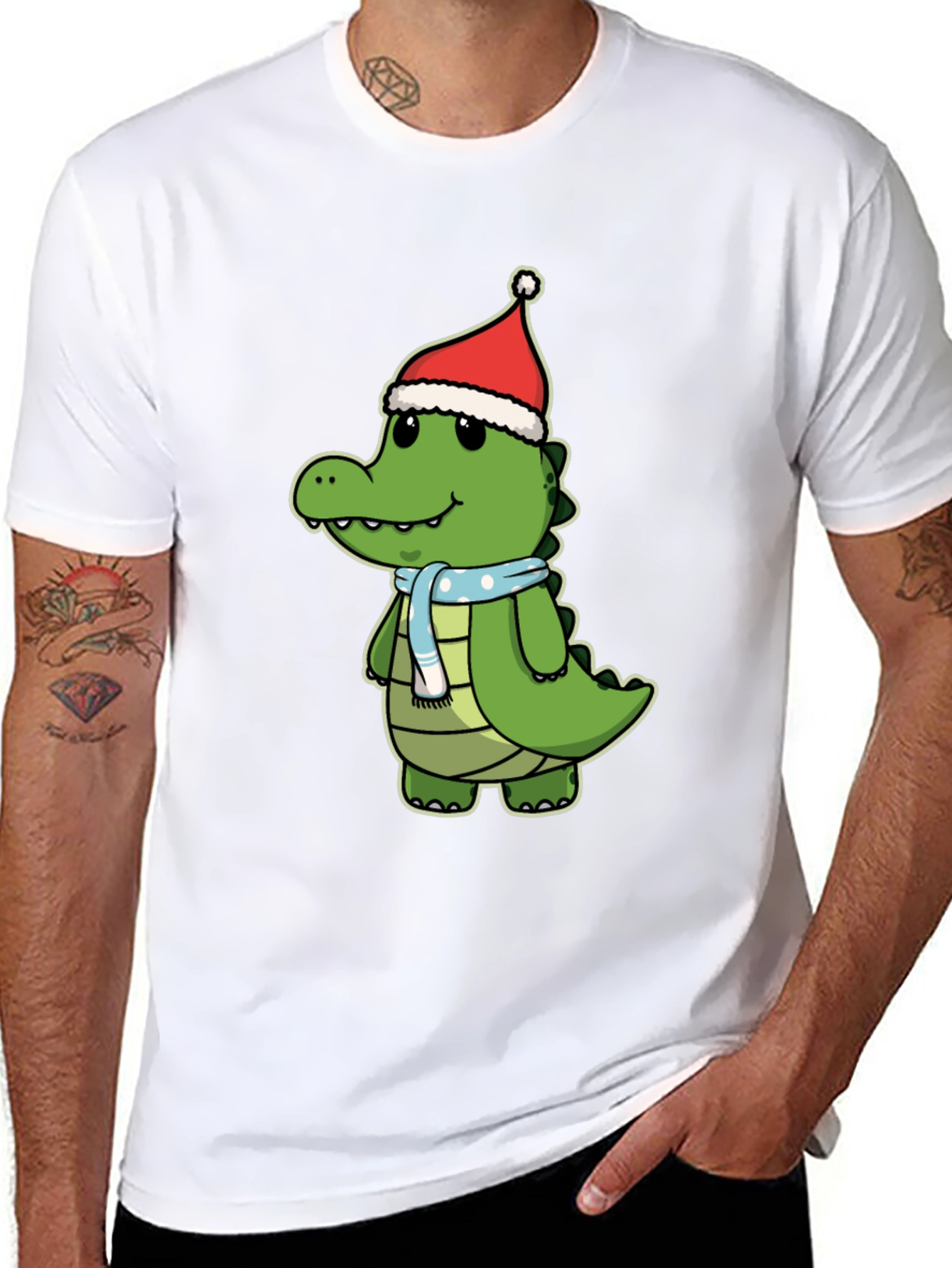 Festive Alligator Graphic Tee