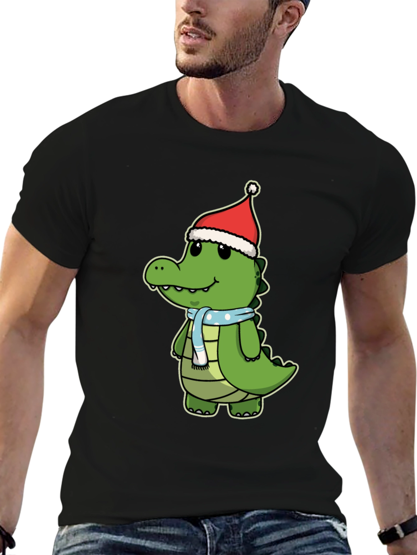 Festive Alligator Graphic Tee