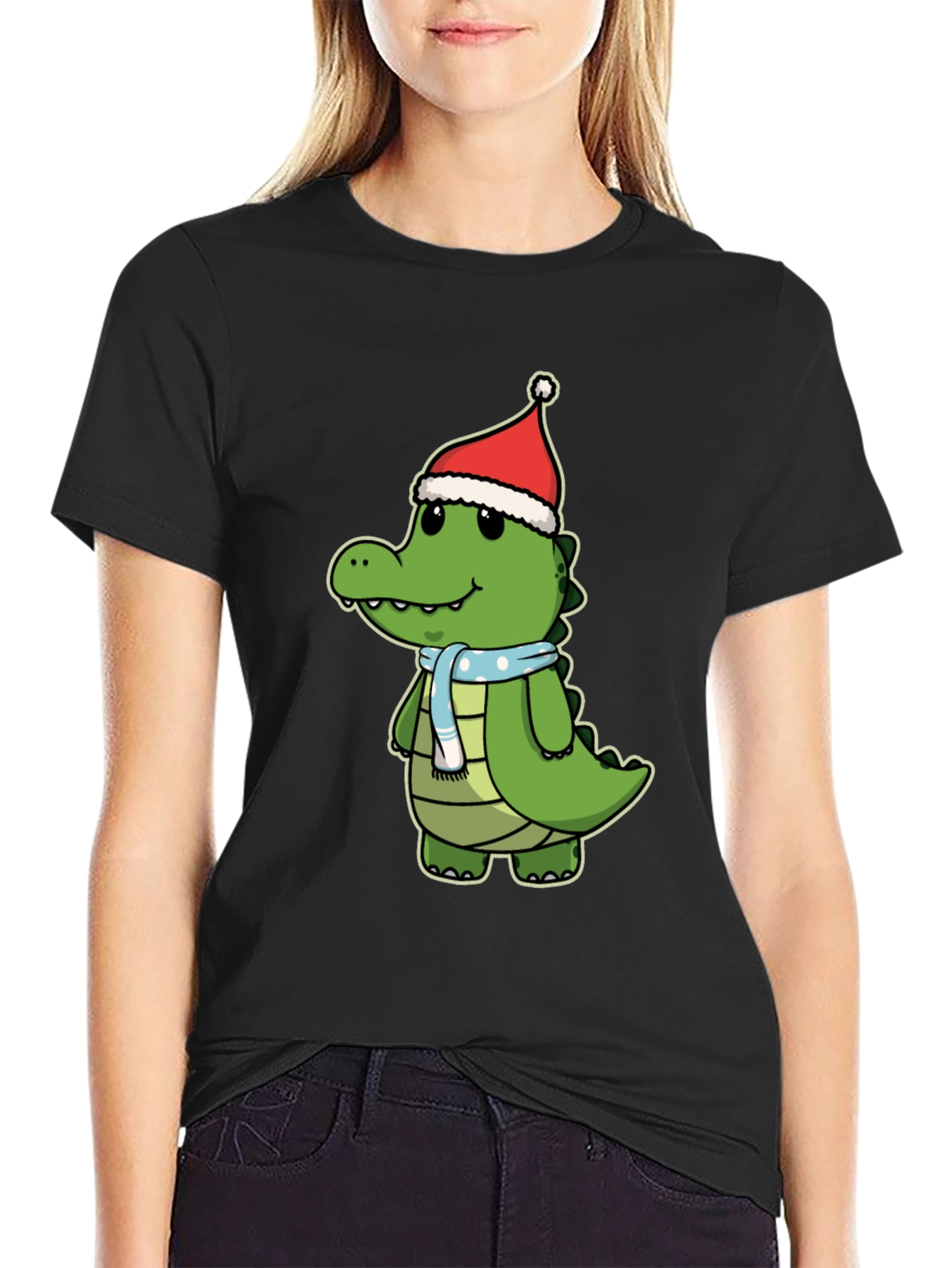 Festive Alligator Graphic Tee