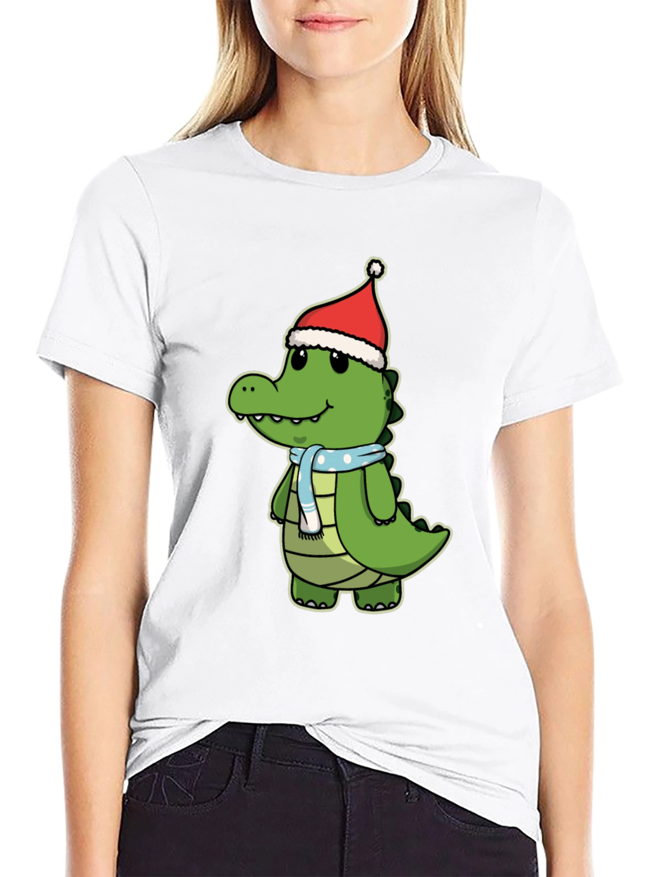 Festive Alligator Graphic Tee