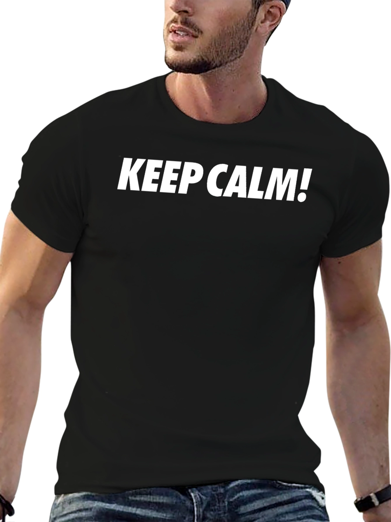 Keep Calm T-Shirt - Classic Slogan Tee