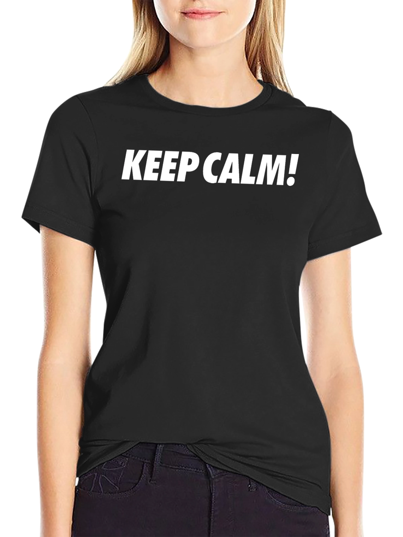 Keep Calm T-Shirt - Classic Slogan Tee