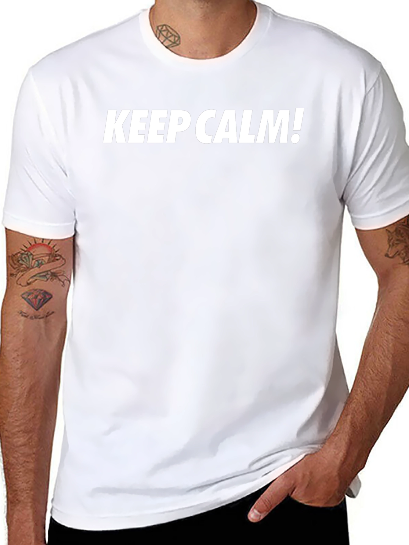Keep Calm T-Shirt - Classic Slogan Tee