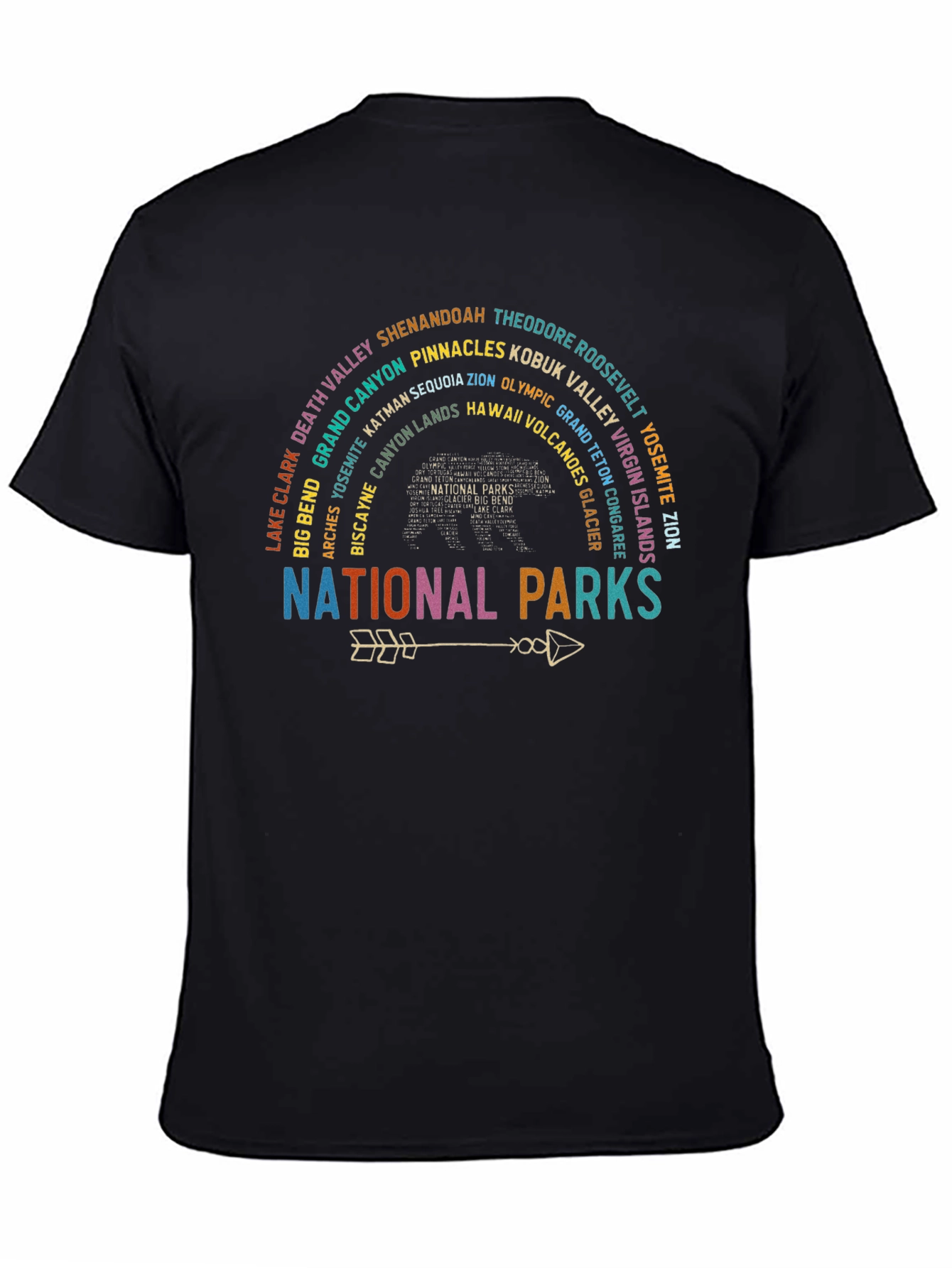 National Parks Graphic Tee - Explore Americas Treasures