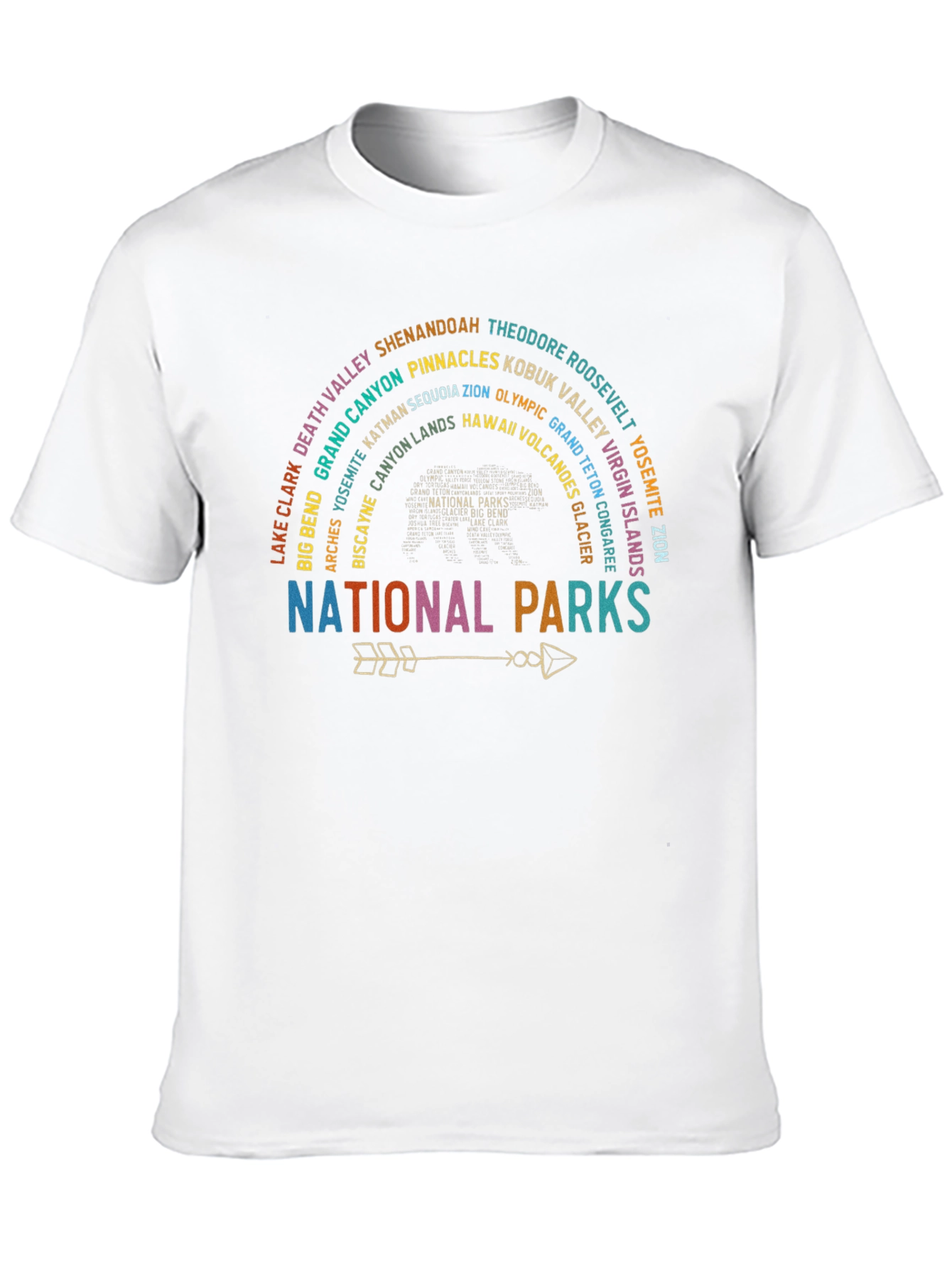 National Parks Graphic Tee - Explore Americas Treasures