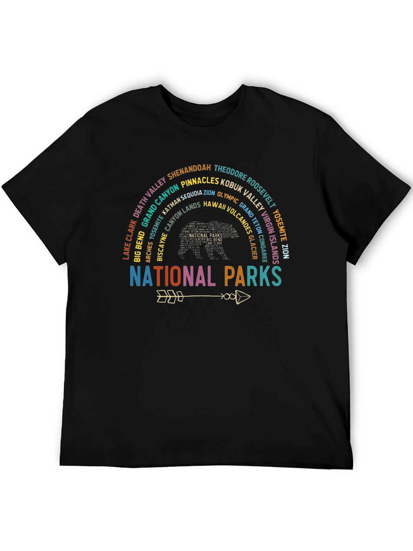 National Parks Graphic Tee - Explore Americas Treasures