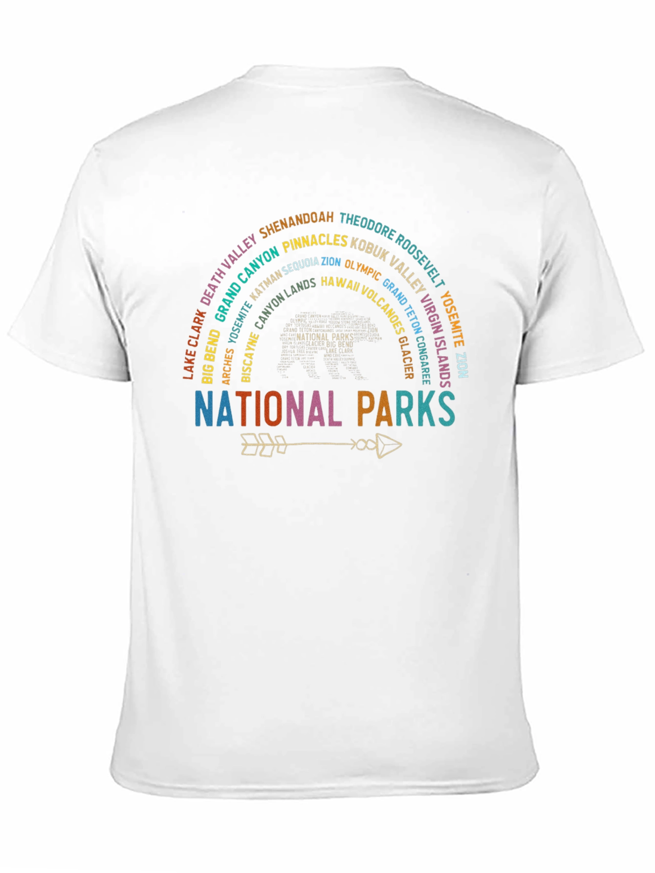 National Parks Graphic Tee - Explore Americas Treasures