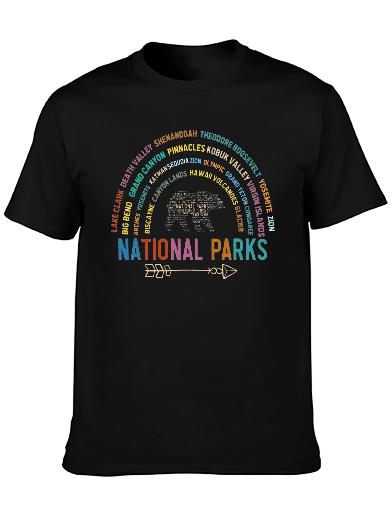 National Parks Graphic Tee - Explore Americas Treasures