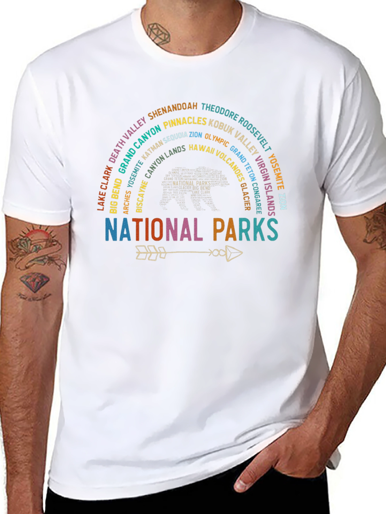 National Parks Graphic Tee - Explore Americas Treasures