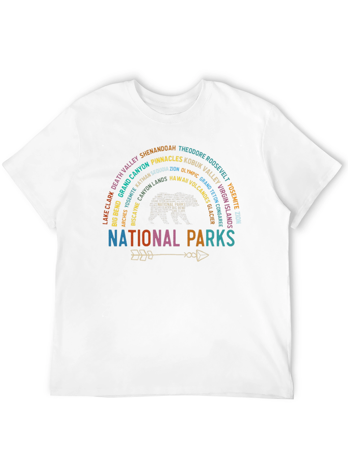 National Parks Graphic Tee - Explore Americas Treasures