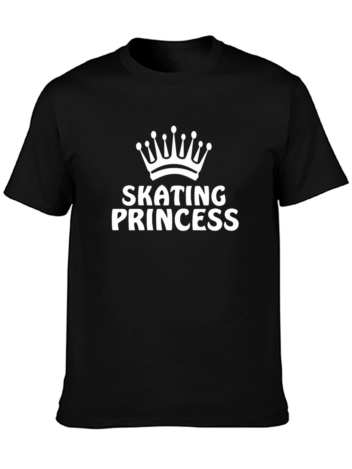 Skating Princess Graphic Tee - Black T-Shirt