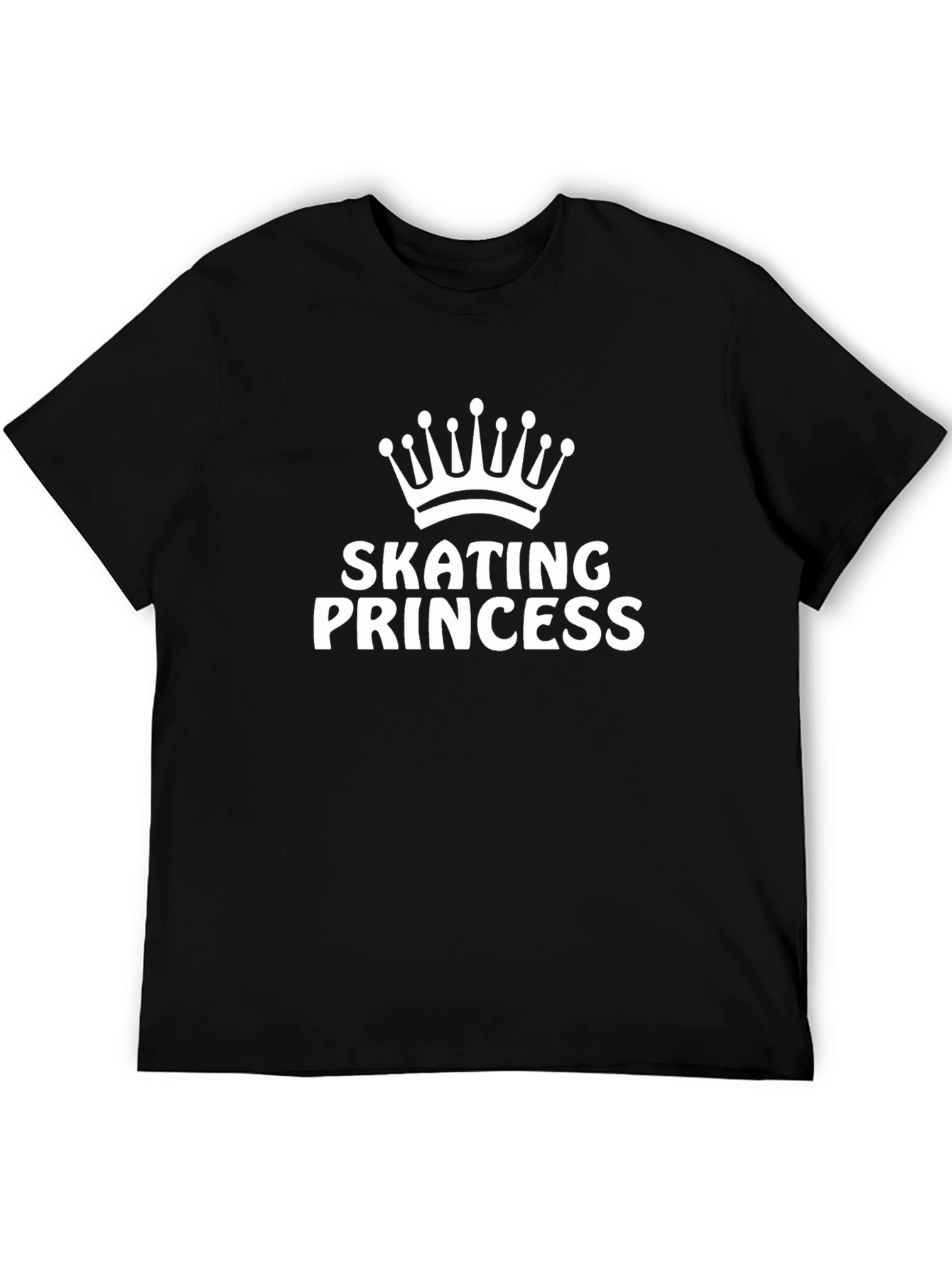 Skating Princess Graphic Tee - Black T-Shirt