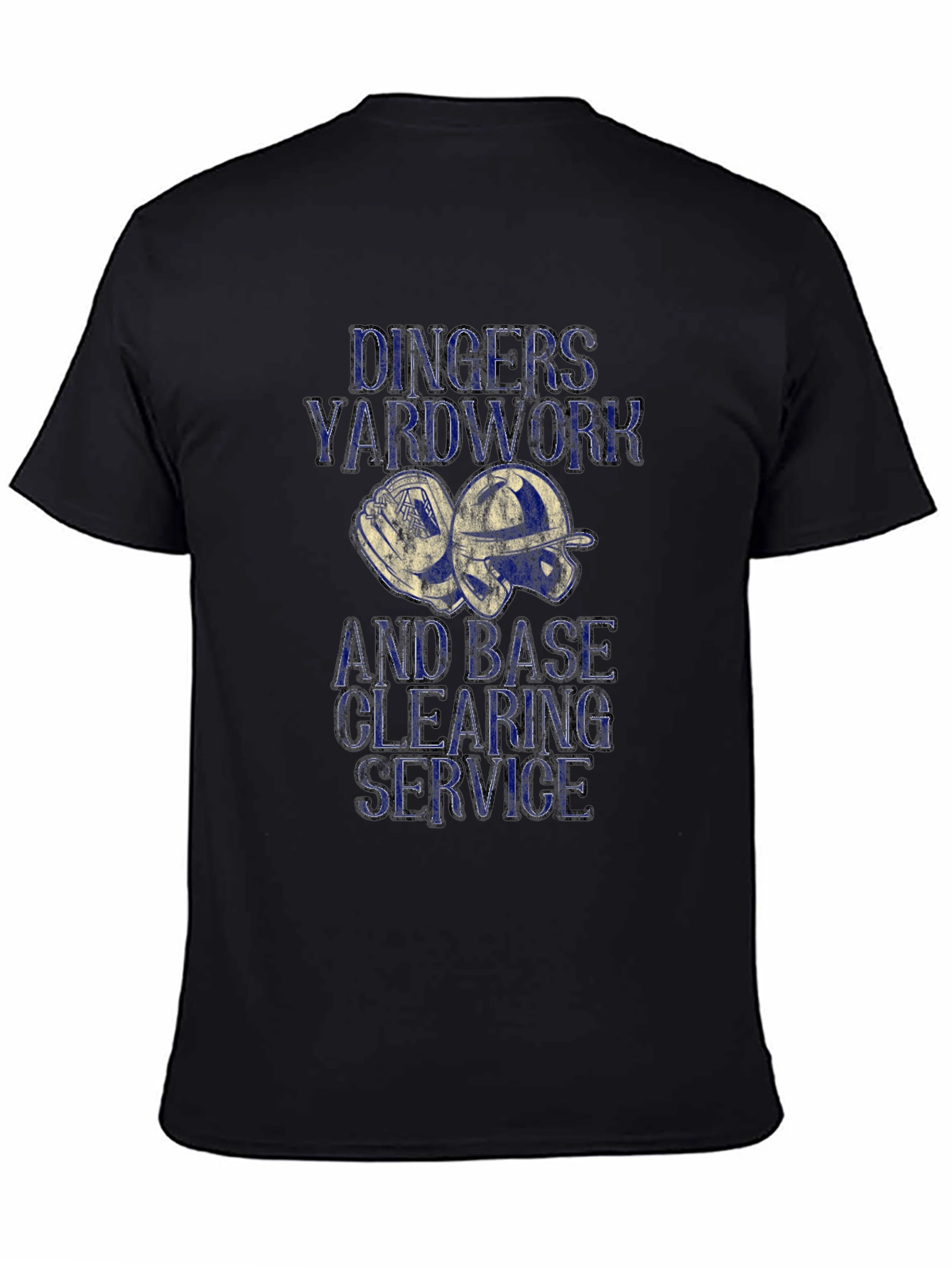 Dinger Yardwork Baseball Graphic Tee