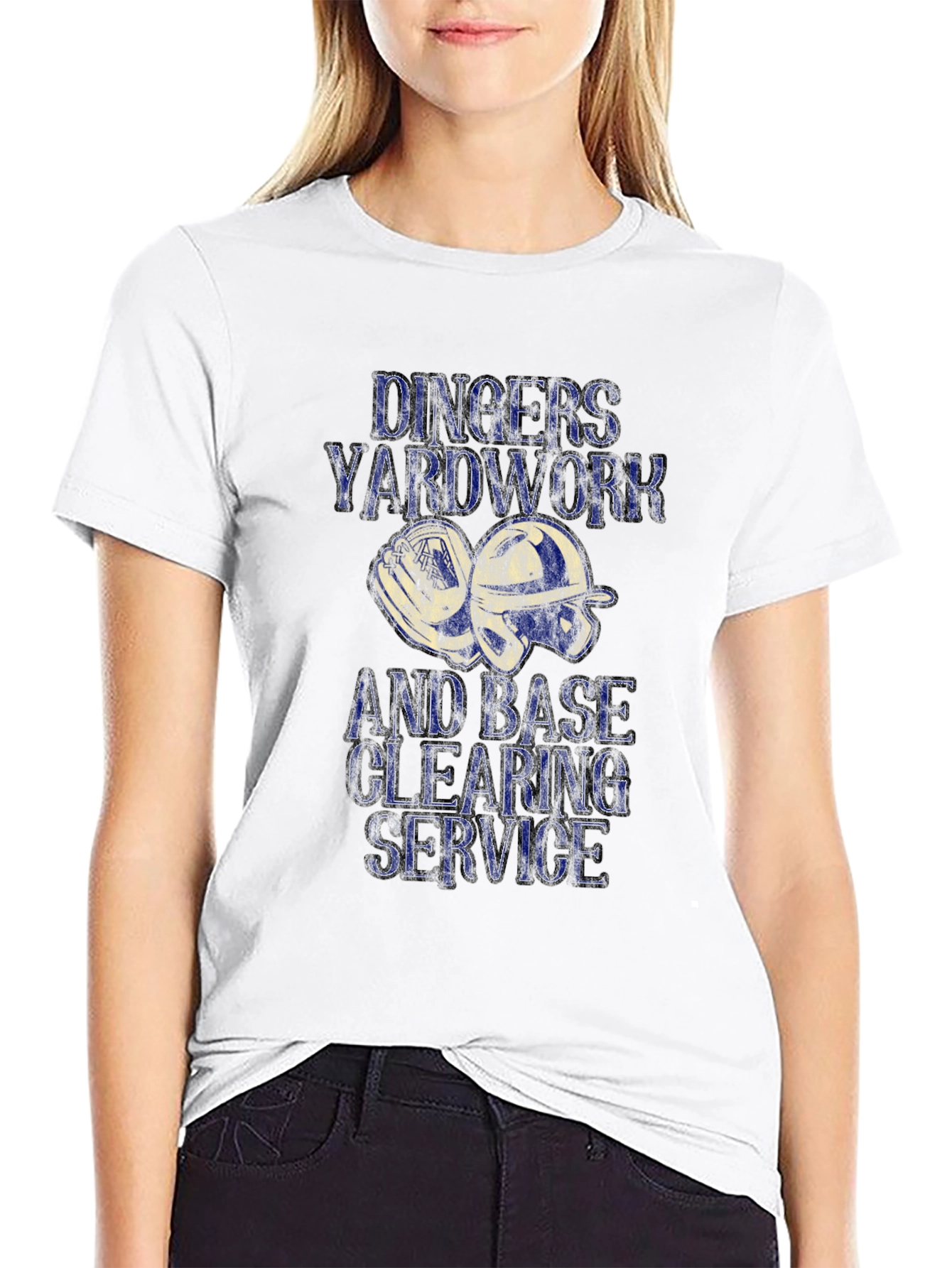 Dinger Yardwork Baseball Graphic Tee