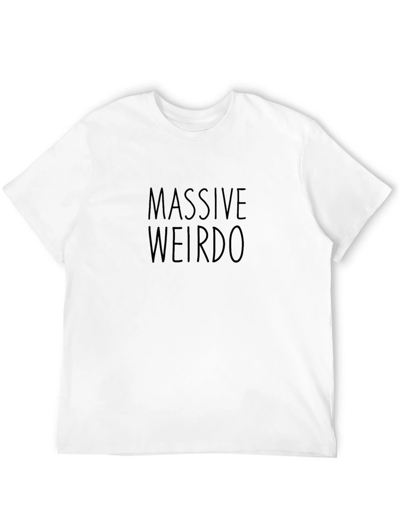 Massive Weirdo Black T-Shirt - Comfortable Everyday Wear