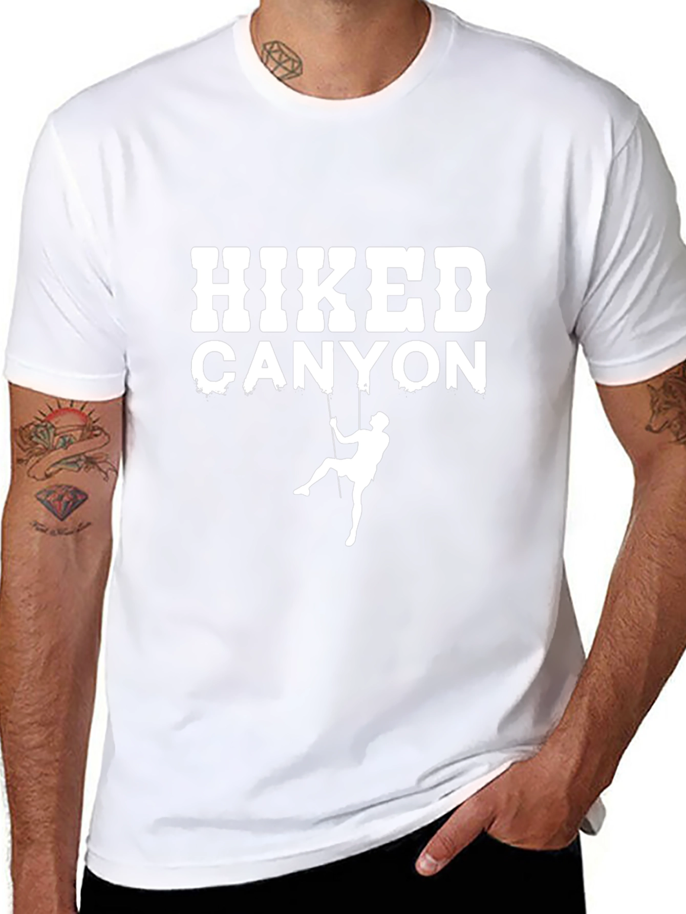 Hiked Canyon Graphic Tee - Outdoor Adventure Shirt
