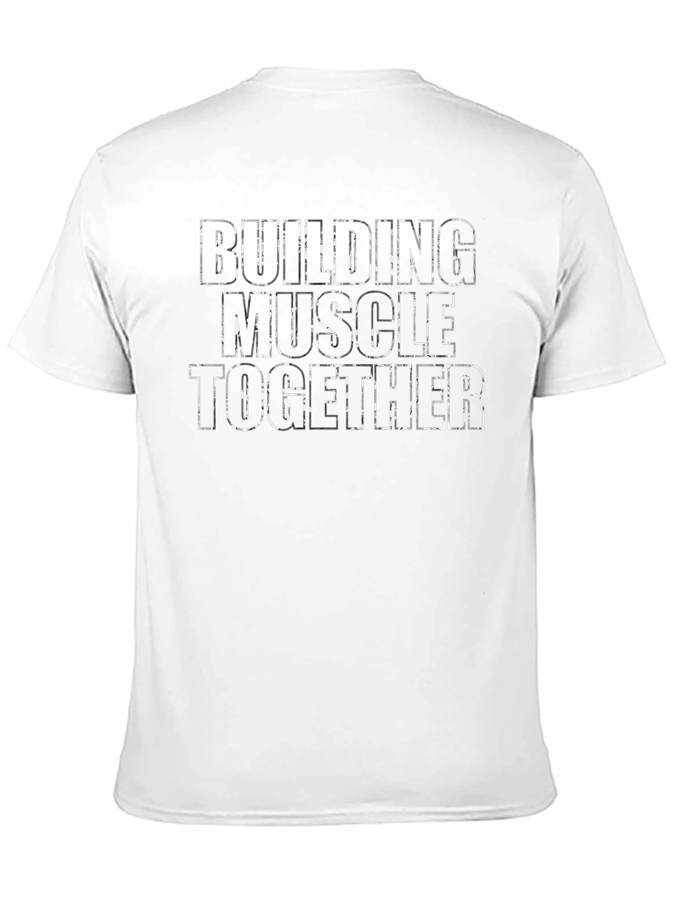 Building Muscle Together Black T-Shirt