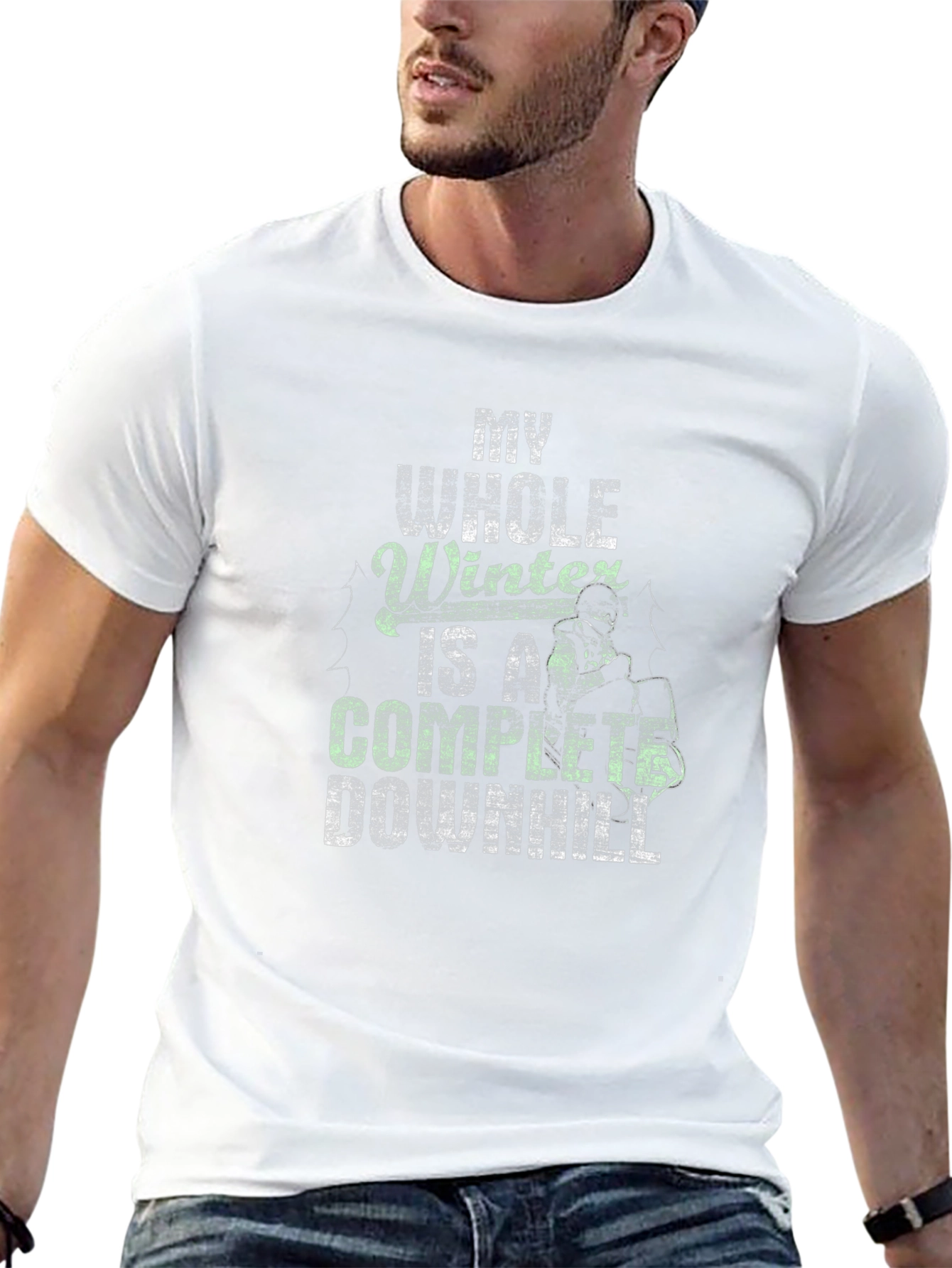 My Whole Winter is a Complete Downhill T-Shirt