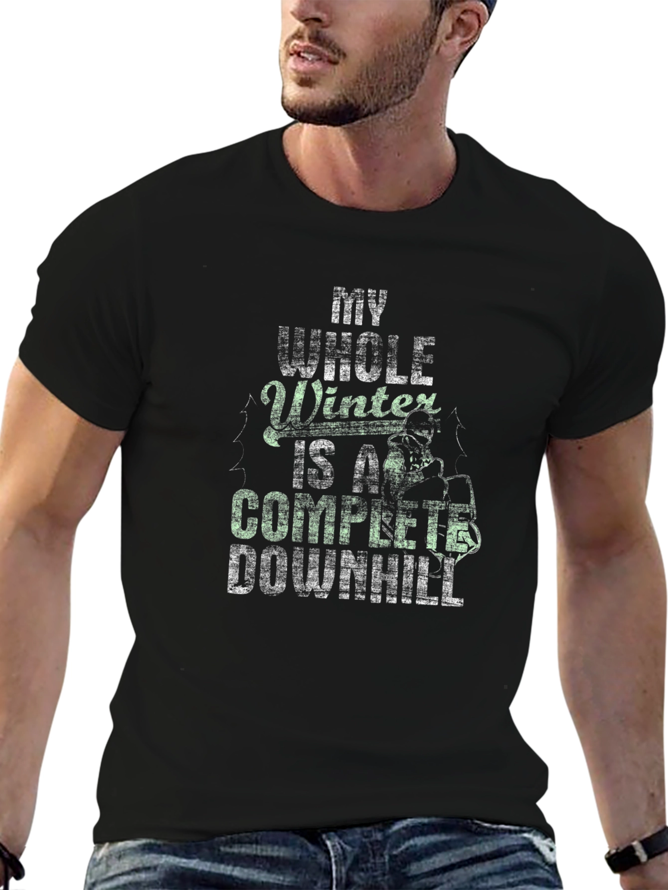 My Whole Winter is a Complete Downhill T-Shirt