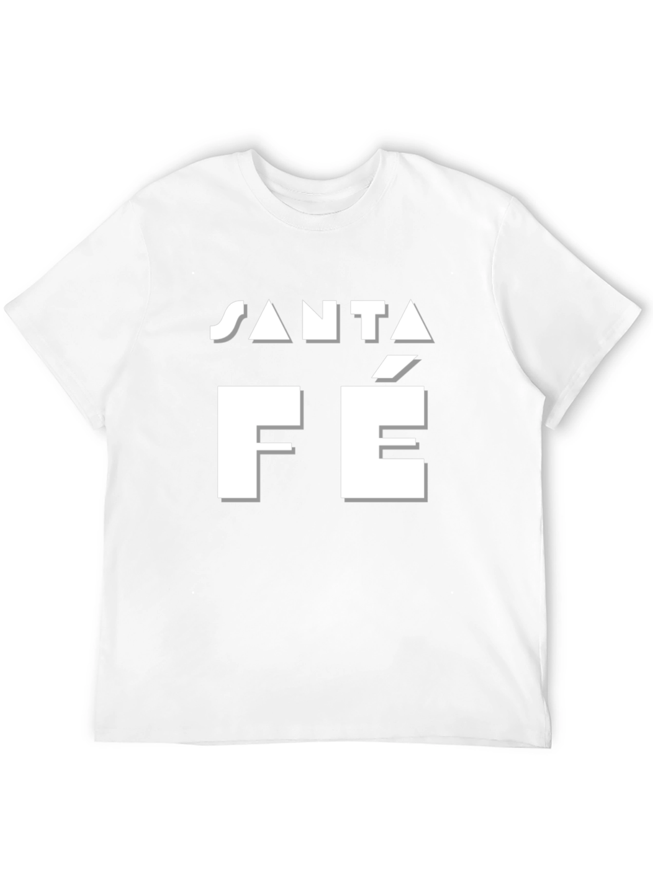 Santa Fe Graphic Tee - Black Cotton T-Shirt