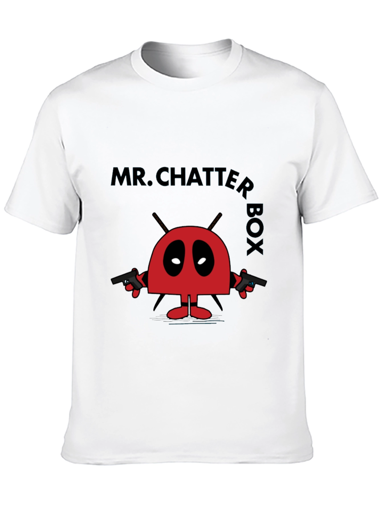 Mr. Chatter Box Graphic Tee - Funny Cartoon Shirt