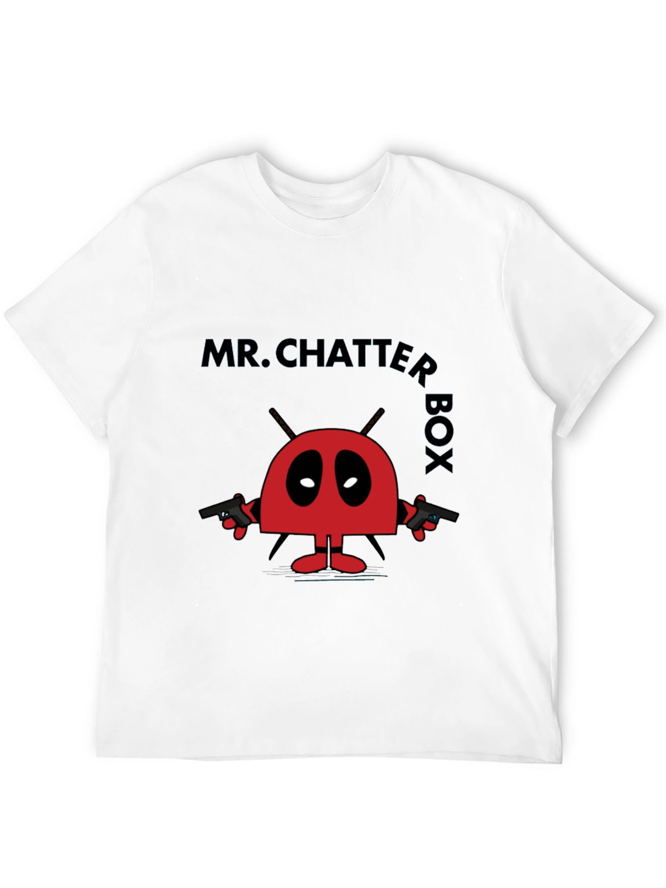 Mr. Chatter Box Graphic Tee - Funny Cartoon Shirt