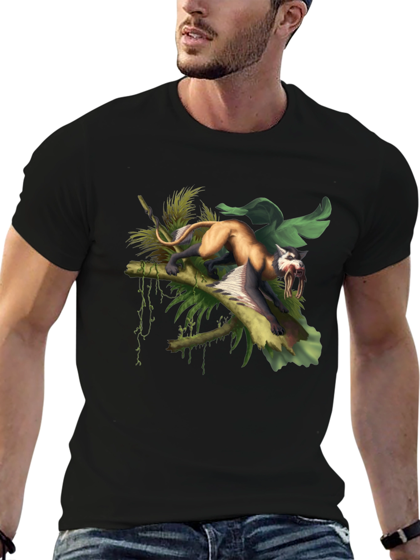Smilodon T-Shirt - Prehistoric Predator Tee