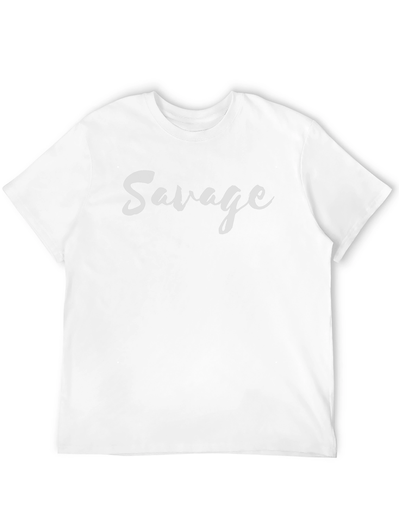 Savage Graphic T-Shirt - Stylish Crew Neck Tee