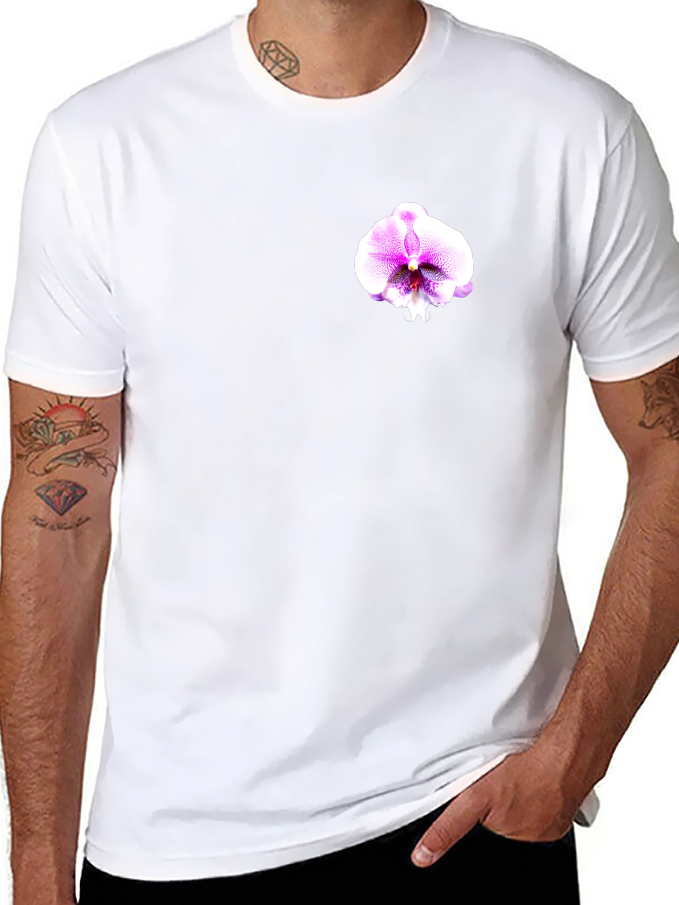 Black Orchid Tee - Stylish & Comfortable
