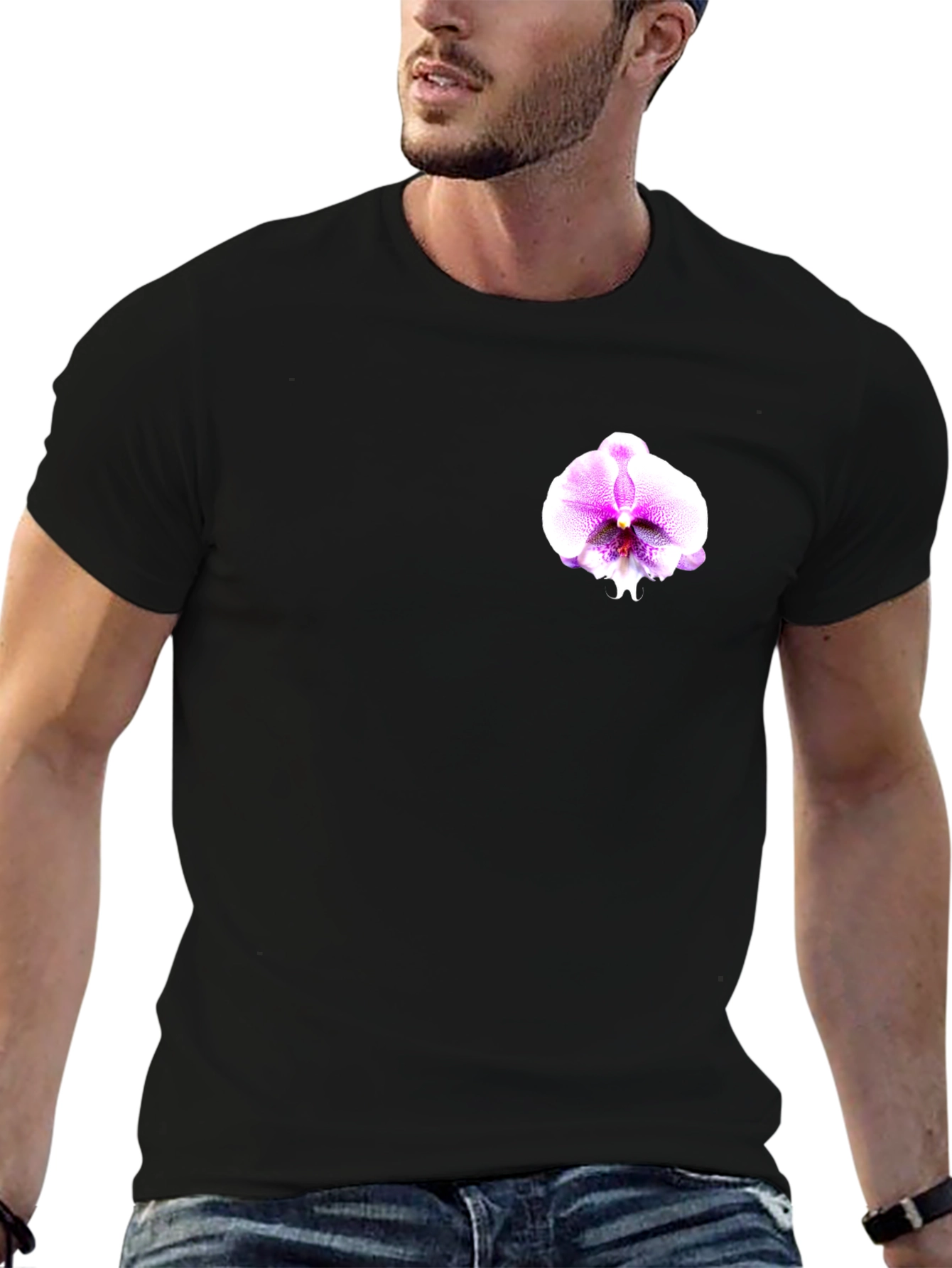 Black Orchid Tee - Stylish & Comfortable