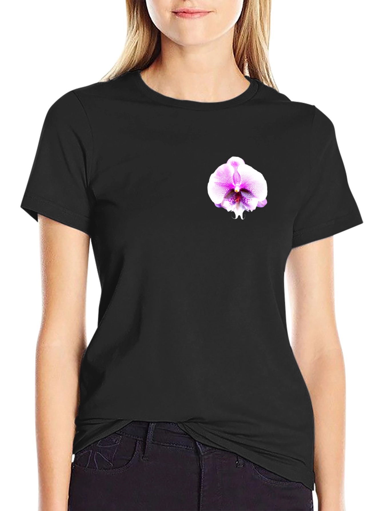 Black Orchid Tee - Stylish & Comfortable