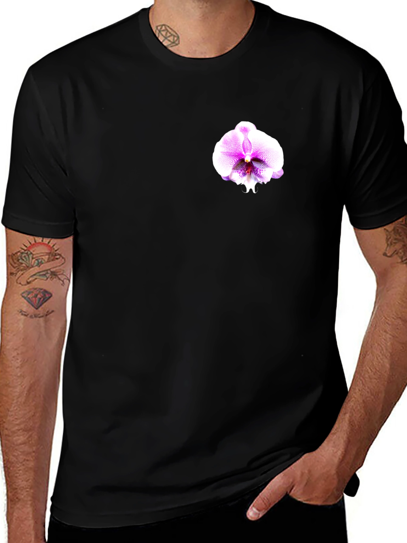 Black Orchid Tee - Stylish & Comfortable