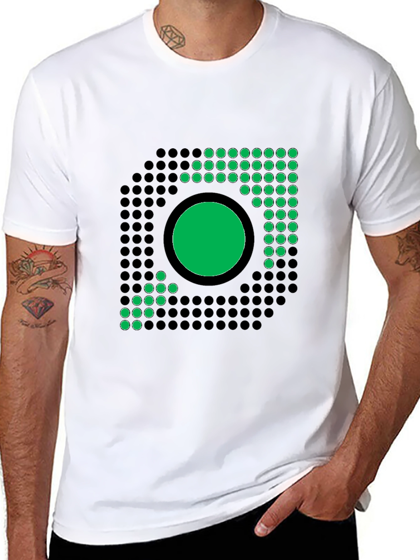 Pixelated Xbox Logo Black T-Shirt