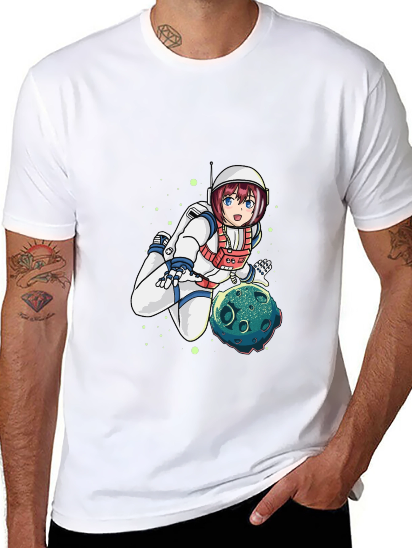 Anime Astronaut T-Shirt