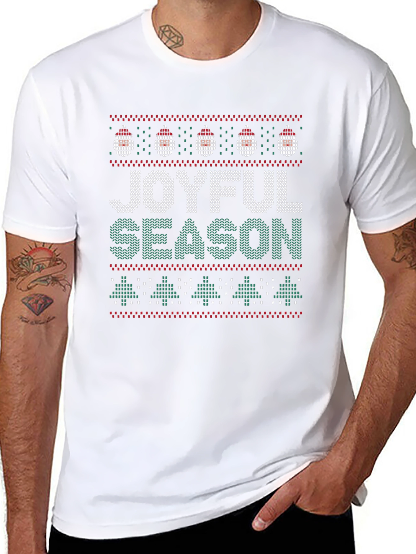 Joyful Season Ugly Christmas T-Shirt