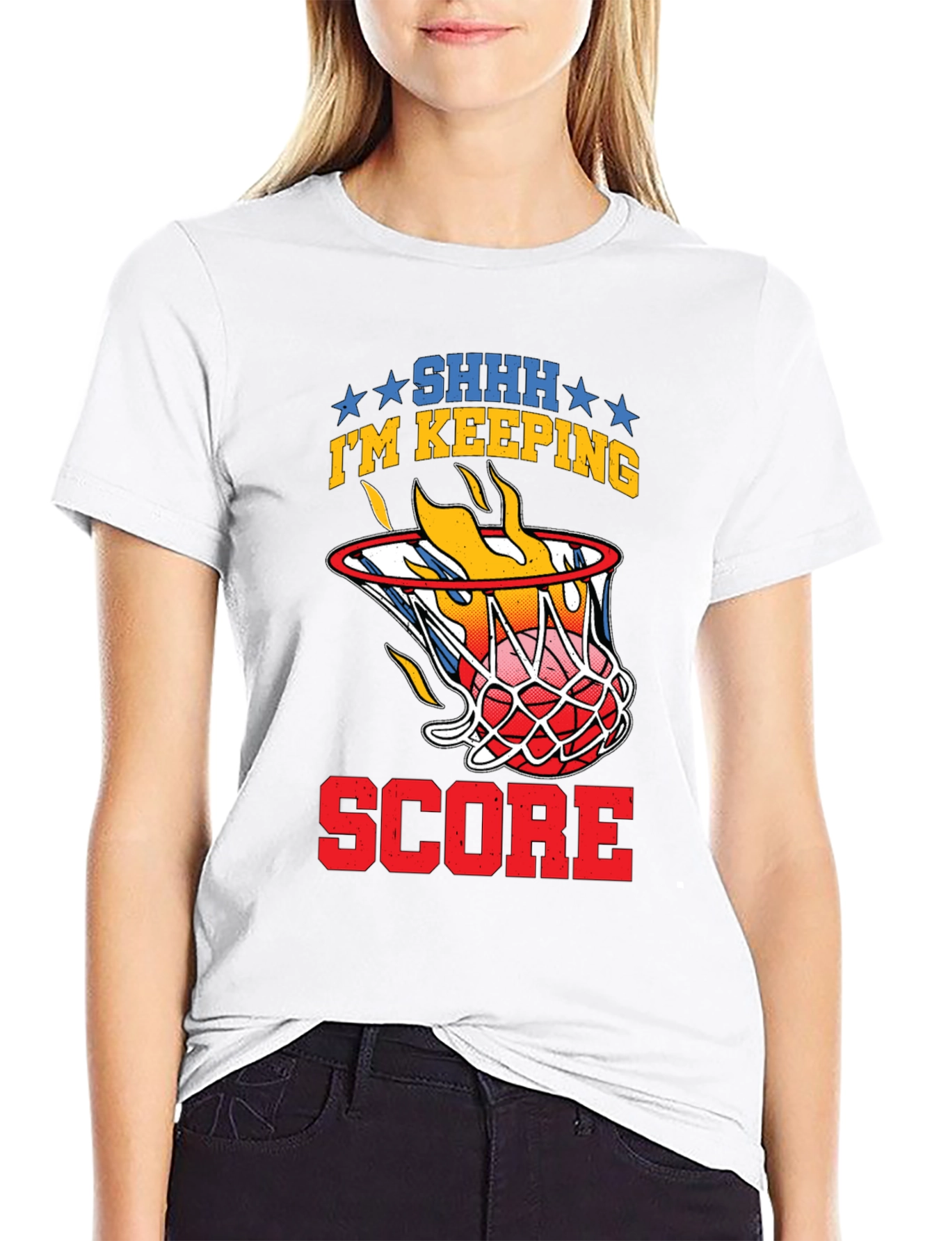 Basketball Scorekeeper Graphic T-Shirt