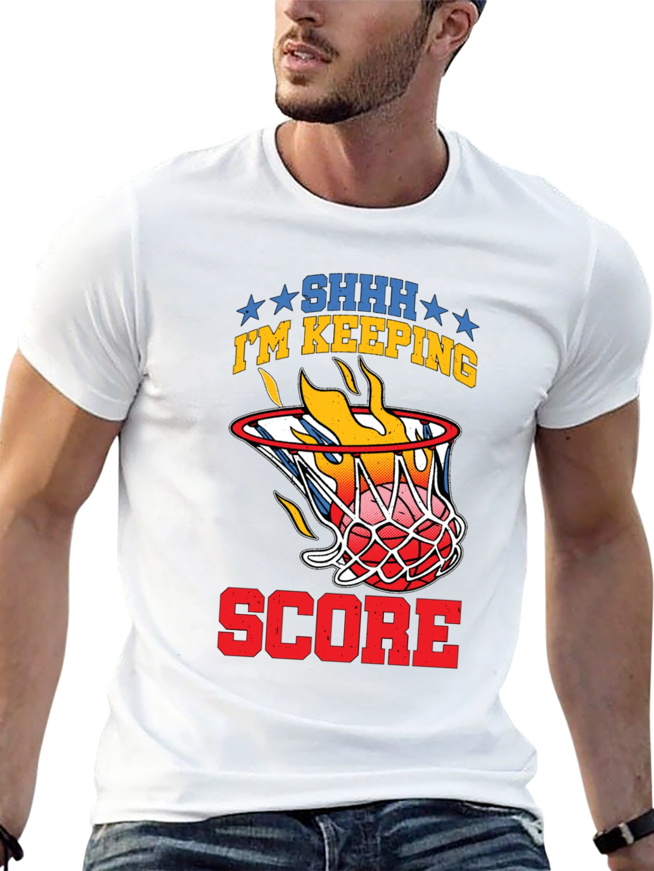 Basketball Scorekeeper Graphic T-Shirt