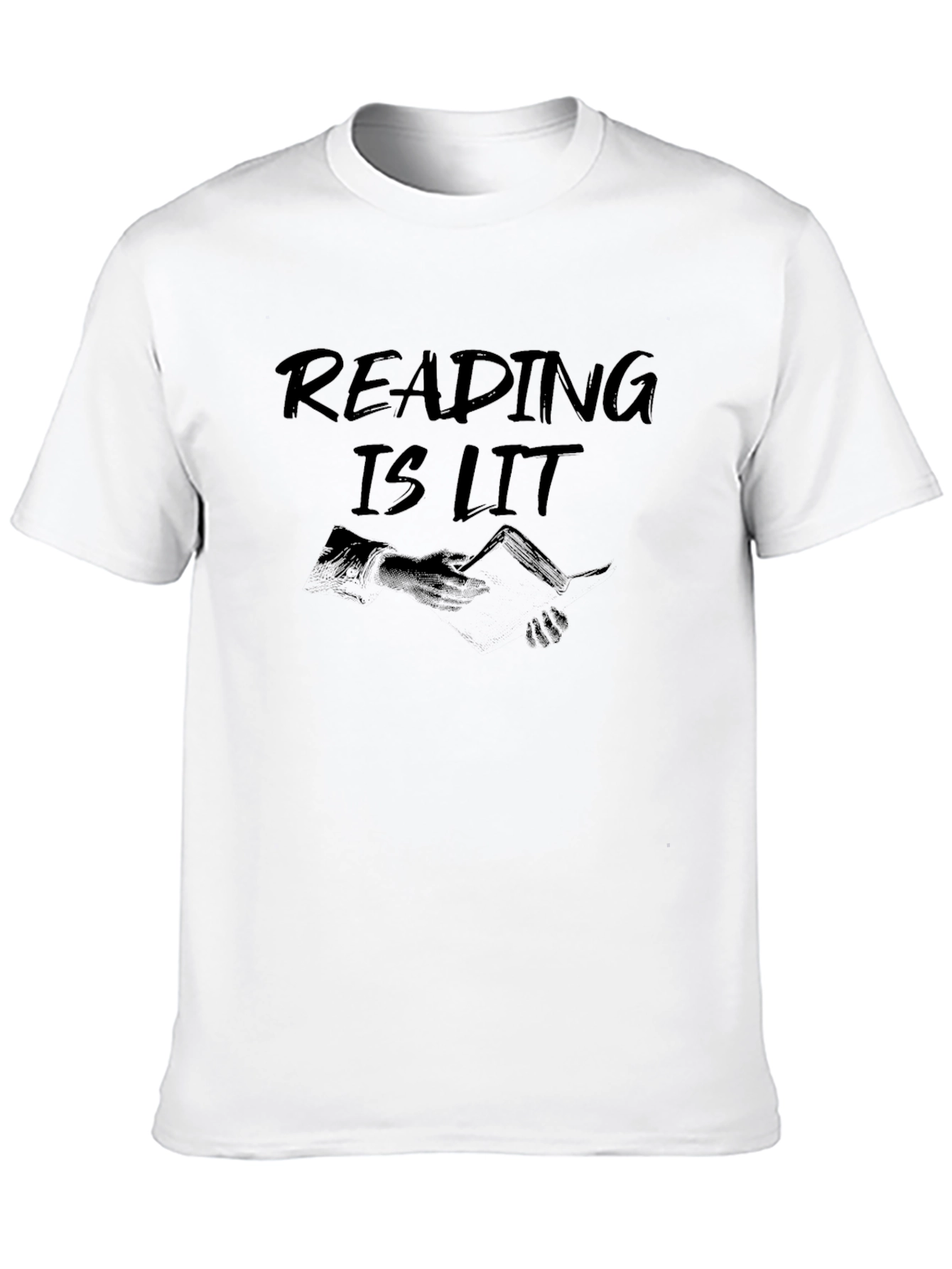 Reading is Lit Black T-Shirt