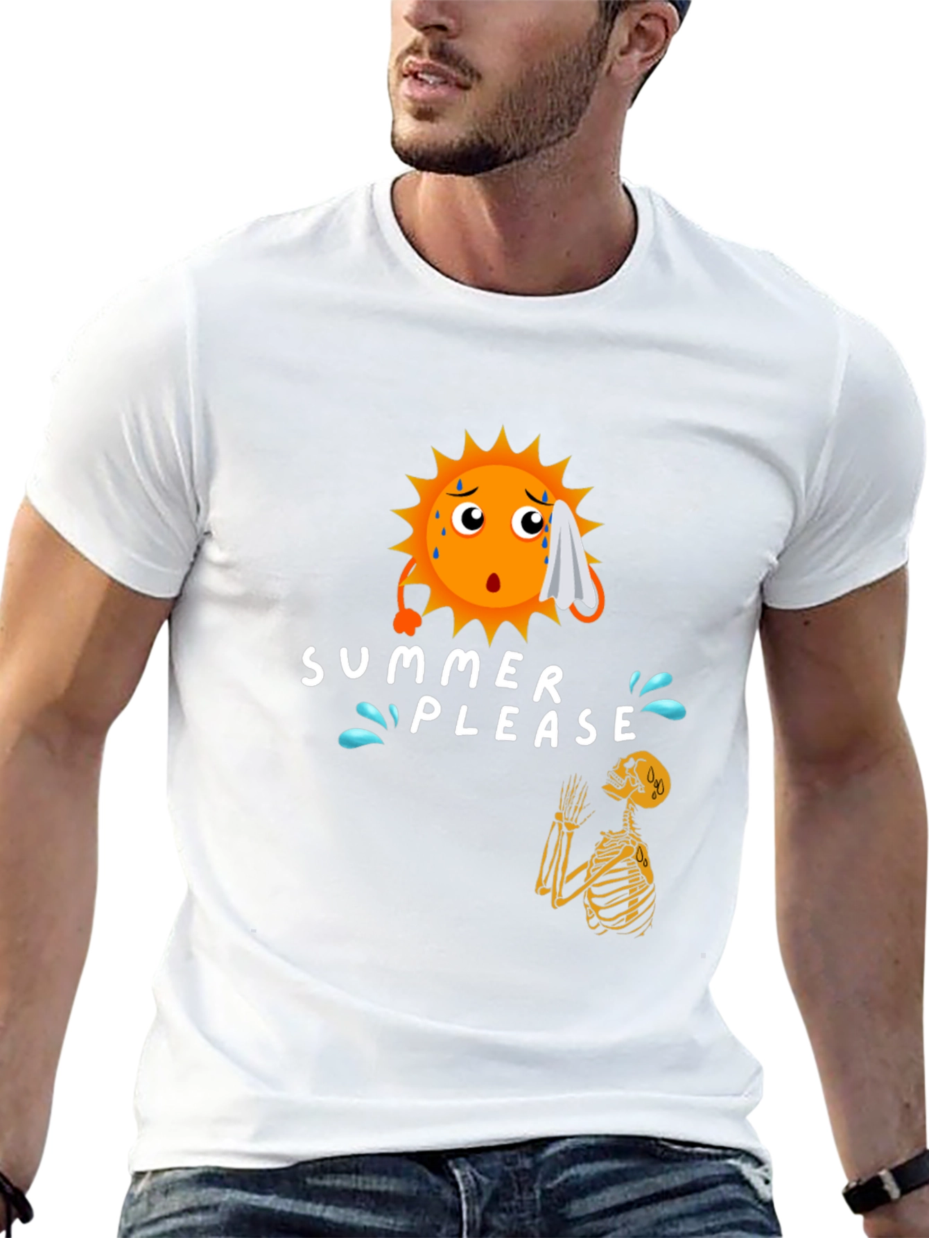 Summer Please Graphic T-Shirt - Funny & Stylish
