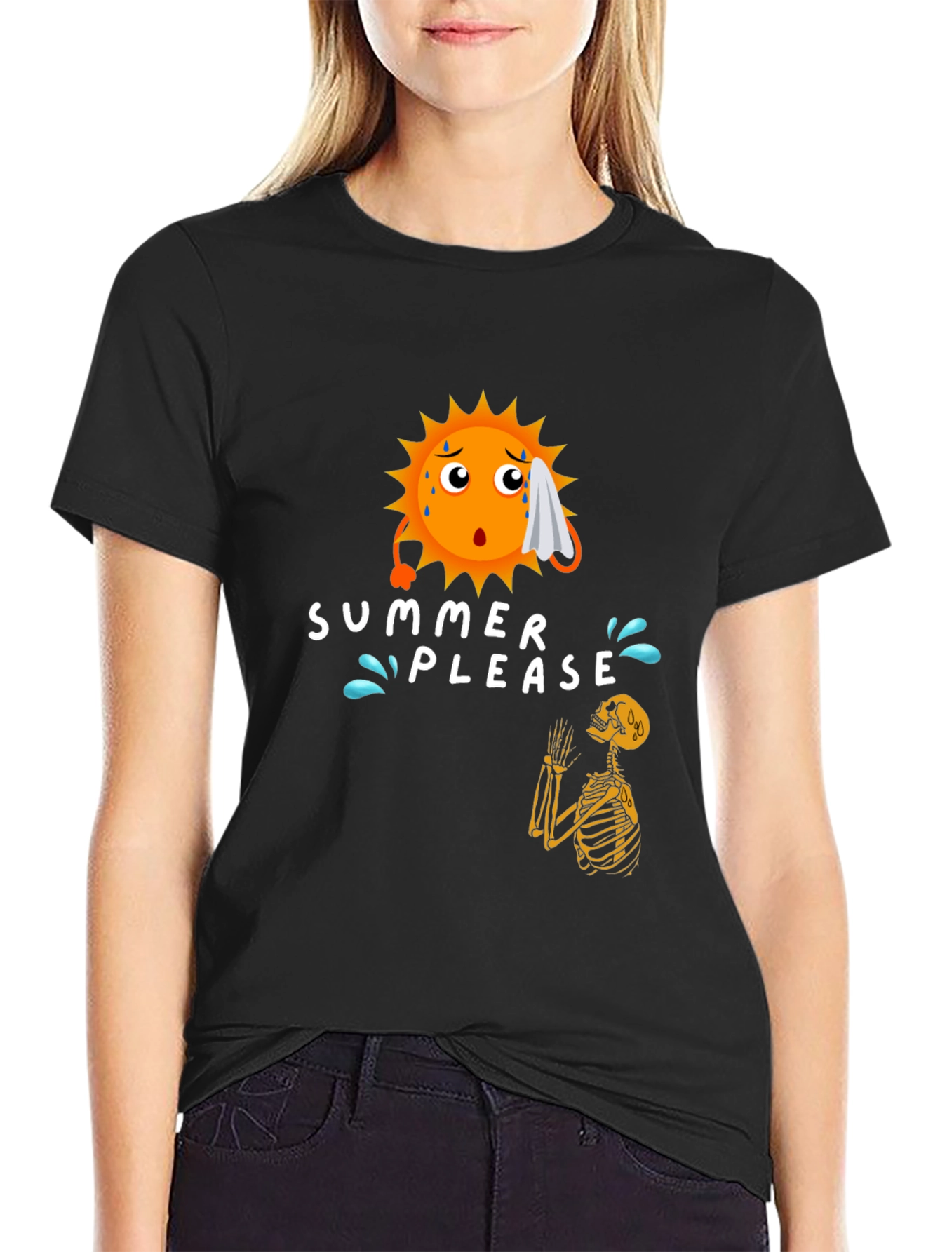 Summer Please Graphic T-Shirt - Funny & Stylish